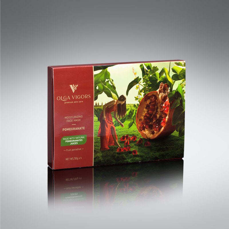 4820174542702 Зволожуюча маска для обличчя «Гранат» - Зображення 1